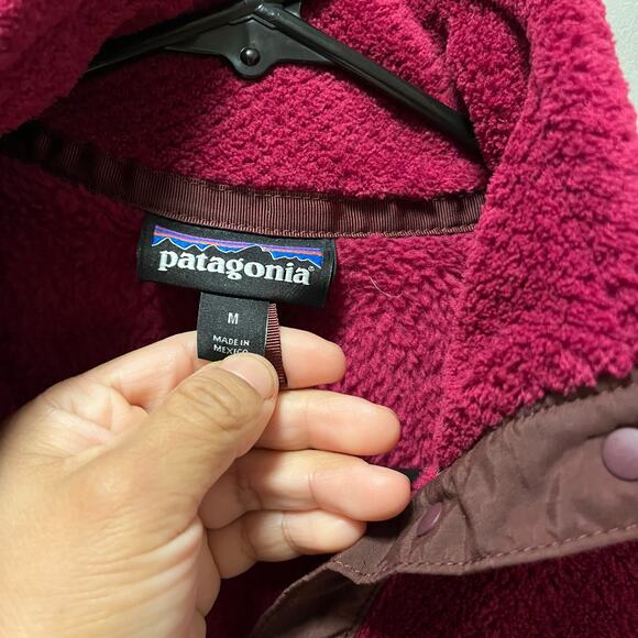 Patagonia Women's Re-Tool‎ Snap-T Pullover Magenta Size Medium - Picture 5 of 5